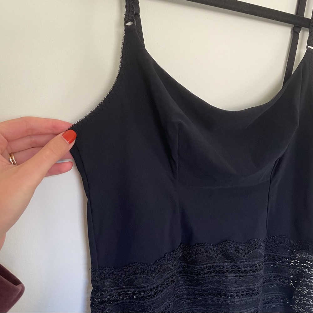 Princesse Tam Tam Black Stretchy Tank Lace